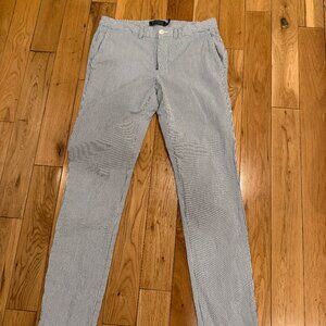 Vineyard Vines Mens Seersucker Kentucky Derby Pants Striped Blue White 31x32